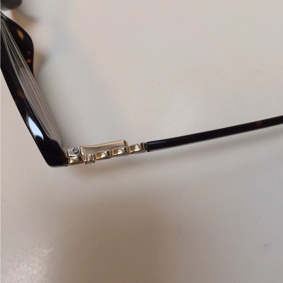 Bulgari crystal trim tortoise glasses frame - Picture 2 of 8